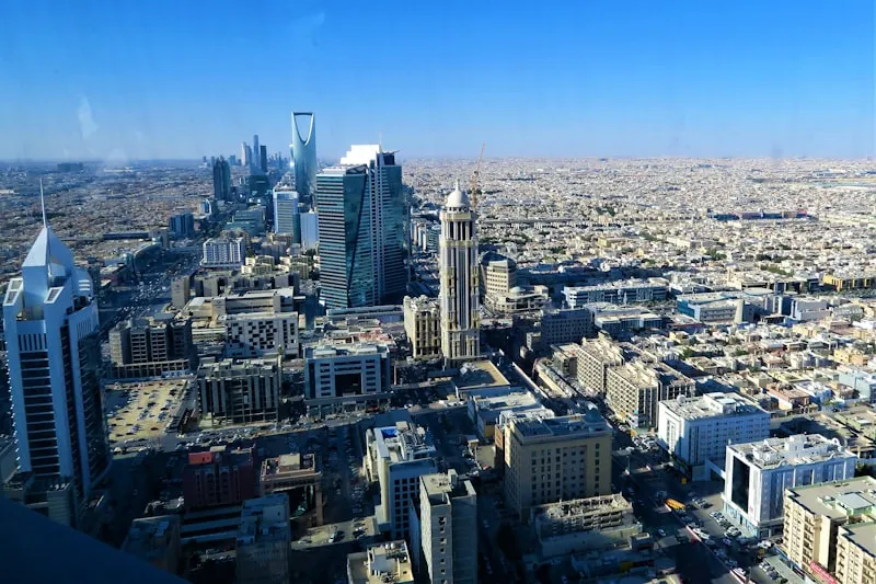 King Abdullah Financial District towers in Riyadh